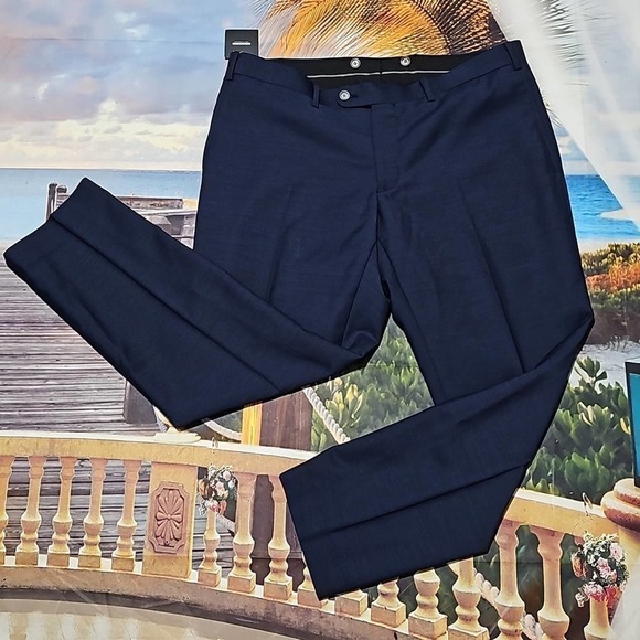 Indochino Blue Dress Pants Size 34 New - Picture 3 of 6